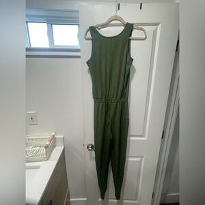 Source Unknown Green Jumpsuit